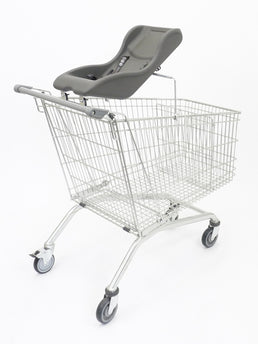Shopping Trolley with Single Baby Seat, 212 Litre Capacity, 1095 x 590 x 1380 mm