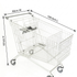 Refurbished Shopping Trolley with Single Toddler Seat, 212 Litre Capacity