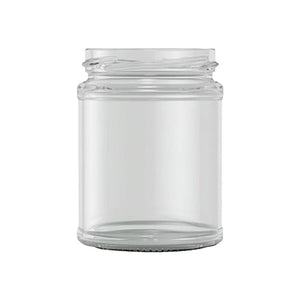 500ml clear panelled glass jam jar for preserves and sauces