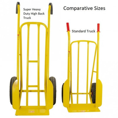 500kg High Back Steel Rough Terrain Sack Truck – Pneumatic Wheels