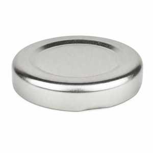 48mm Silver Roll Threaded Twist-Off Metal Caps for Glass and PET Bottles