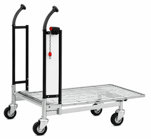 Carry 100 transport trolley with 100kg load capacity and ventilated wire platform