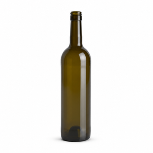 75cl Bordelaise Alliance V2 Antique Green glass bottle with screw cap finish