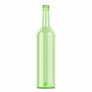 750 ml grön glas Bordeaux-vinflaska – 30 mm skruvkapsyl