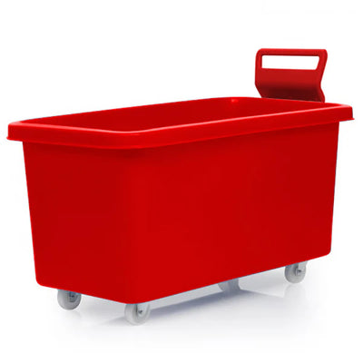 450 Litre Moulded Truck with Handle – Large Food Approved Mobile Truck