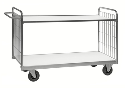 Series 9000 Shelving Trolley – Electrogalvanised – 300 kg Capacity (1590 × 650 × 1025 mm)