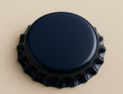 Dark Blue Crown Corks for Beer Bottles – 26mm