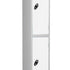 2 Door Steel Locker – Anti-Bacterial Powder Coated Mild Steel