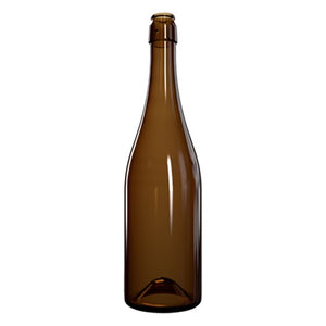 750ml Amber Belgian Beer Bottle – Pallet of 1,232