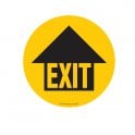 EXIT Floor Marker Graphic Safety Sign – Slip Resistant Warehouse Floor Sign