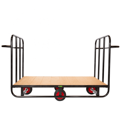 Heavy Duty Easy Steer Warehouse Platform Trolley 600kg
