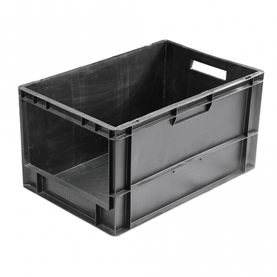 Euro Stacking Container with Open Front Access – Pack of 2