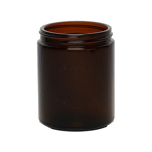 170ml 6oz amber glass jar for cosmetic and pharmaceutical packaging in bulk pallet quantity