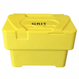 Plastic Yellow Salt & Grit Bin 115 Litre - 800 x 474 x 605mm