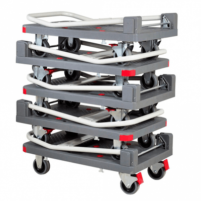 Heavy Duty Plastic Platform Trolley, 200kg Load Capacity