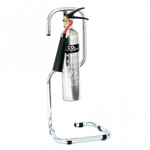 Free-Standing Single Tubular Fire Extinguisher Stand – Holds 1 x 9kg Extinguisher