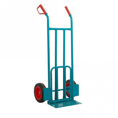 Steel Sack Truck with Puncture Proof Wheels, Fixed & Folding Footplate, 250kg Load Capacity