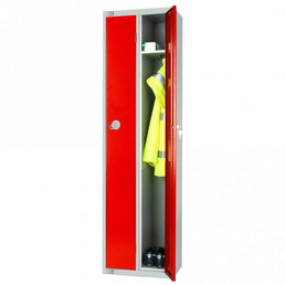 Twin Door Steel Locker with Cam - Key Lock - Secure Workplace Storage