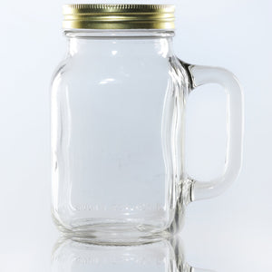 630ml Glass Mason Jar with Handle